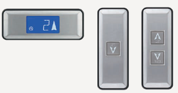 Кнопочная панель кабины лифта